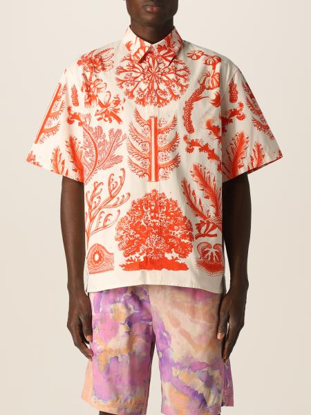 Msgm shirt with coral print