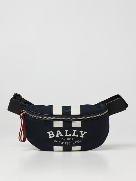 Bally nylon pouch with logo
