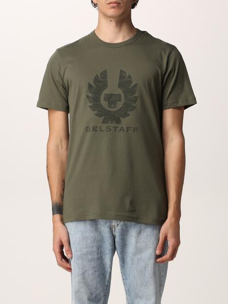 Belstaff: T-shirt Belstaff in cotone con logo