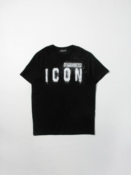 Dsquared2 Junior: Dsquared2 Junior cotton T-shirt with Icon logo