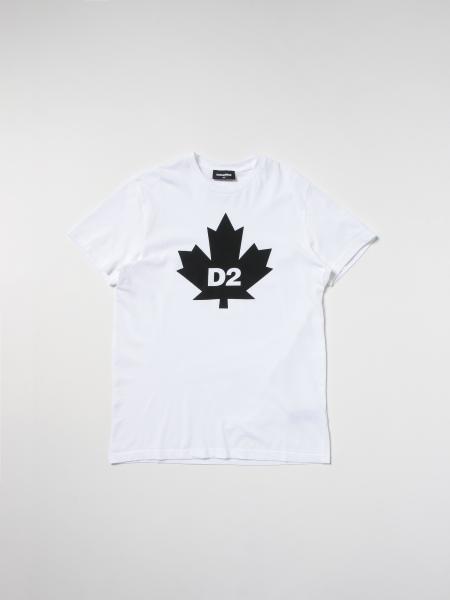 T-shirt Dsquared2 Junior in cotone con logo
