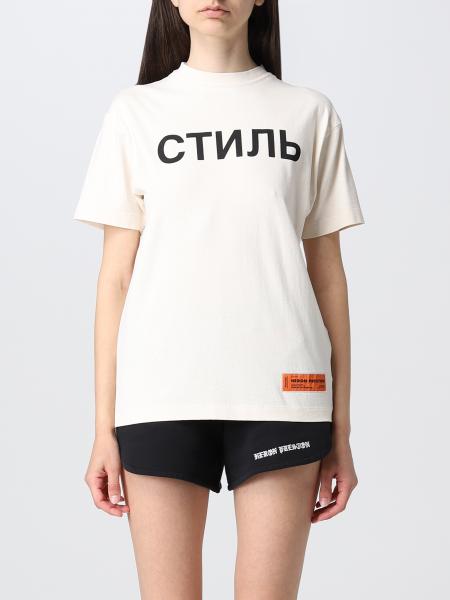 HERON PRESTON: t-shirt for woman - White | Heron Preston t-shirt ...