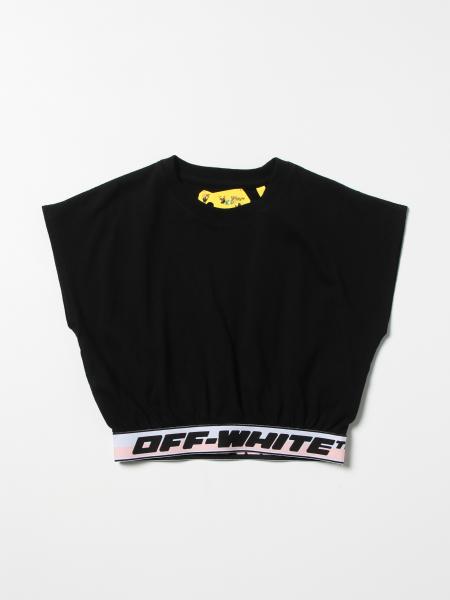 Off White cropped top with logo