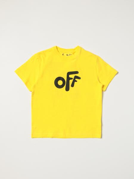 Off-White: Off-White cotton t-shirt with back print