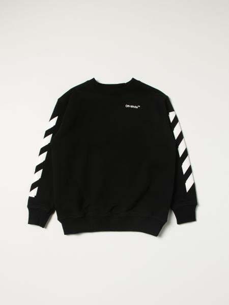 Off White cotton jumper with logo