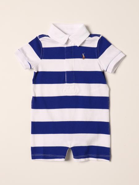 Polo Ralph Lauren short striped cotton onesie