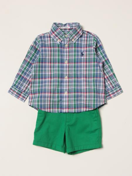 Polo Ralph Lauren: Polo Ralph Lauren Shirt + Shorts Set