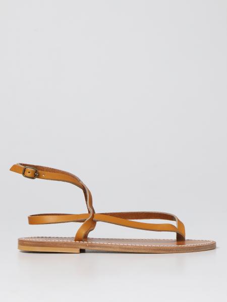 Delta K. Jacques leather sandal