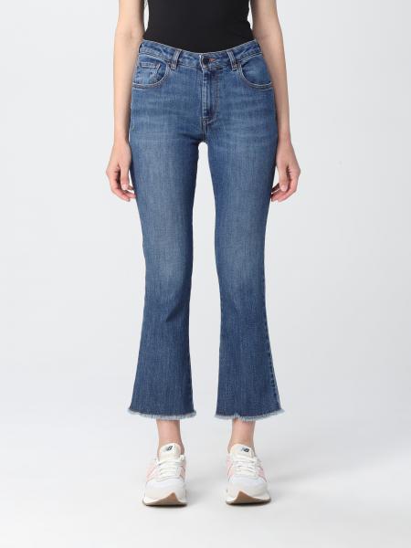 Re-Hash: Jeans cropped Re-hash in denim washed