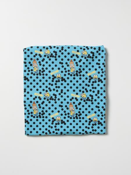 Coperta Moschino Baby in cotone con stampa