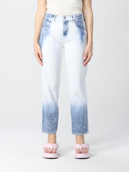 Icon Denim Los Angeles cropped jeans in washed denim