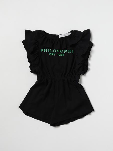 Philosophy Di Lorenzo Serafini: Tuta in jersey con ricamo logo
