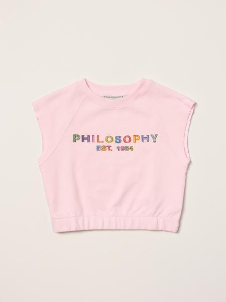 Philosophy di Lorenzo Serafini girls' clothing: Top cropped Philosophy Di Lorenzo Serafini