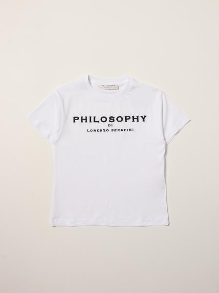 Philosophy di Lorenzo Serafini girls' clothing: Philosophy Di Lorenzo Serafini logo t-shirt