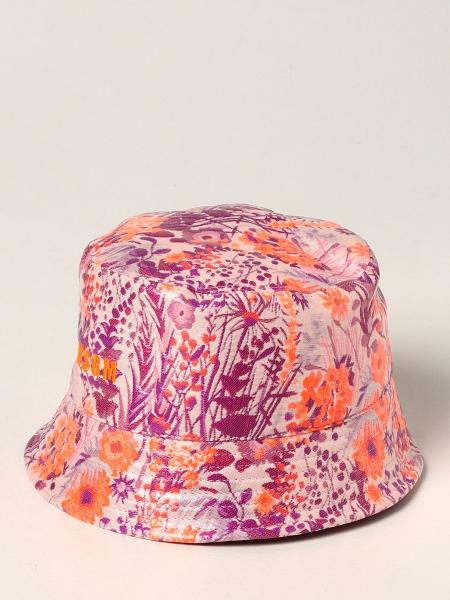 Msgm fisherman hat with floral pattern