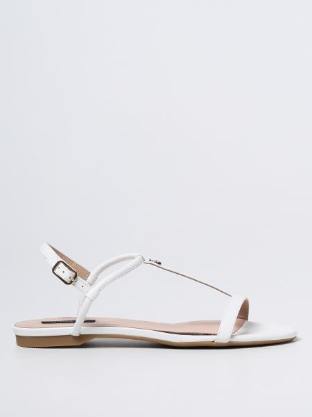 Patrizia Pepe flat sandals in leather