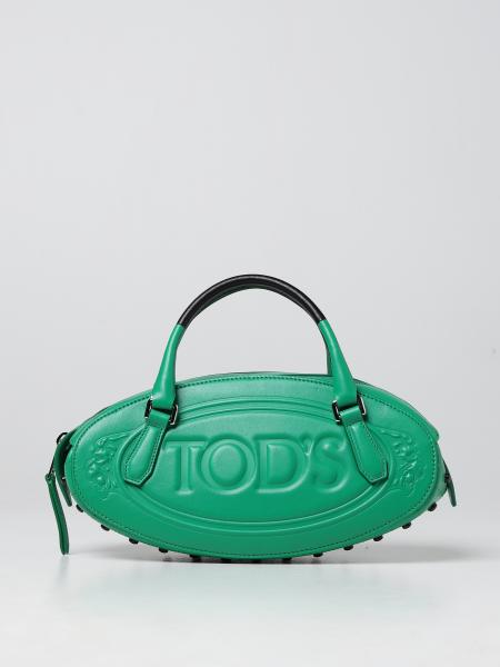 Tod's leather satchel with logo