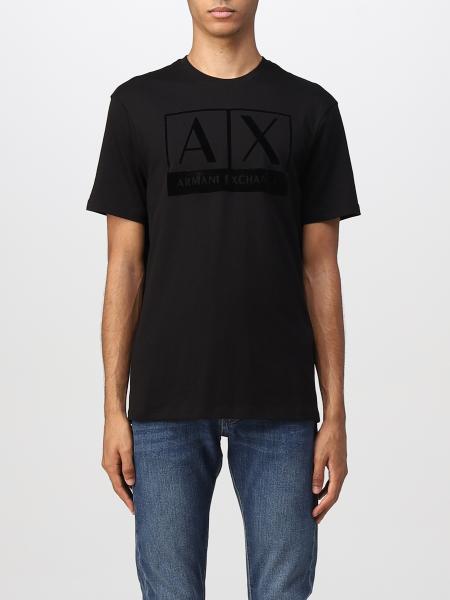 ARMANI EXCHANGE: t-shirt for man - Black | Armani Exchange t-shirt ...