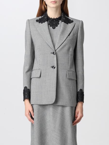 Boutique Moschino blazer with lace inserts