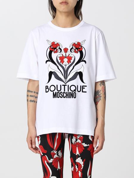 Boutique Moschino T-shirt with iris print