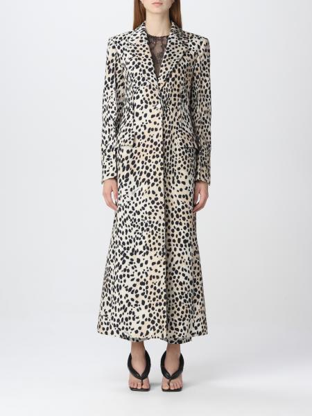 Just Cavalli coat with leopard print