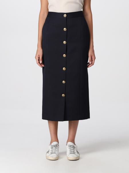 GOLDEN GOOSE: skirt for woman - Navy | Golden Goose skirt ...