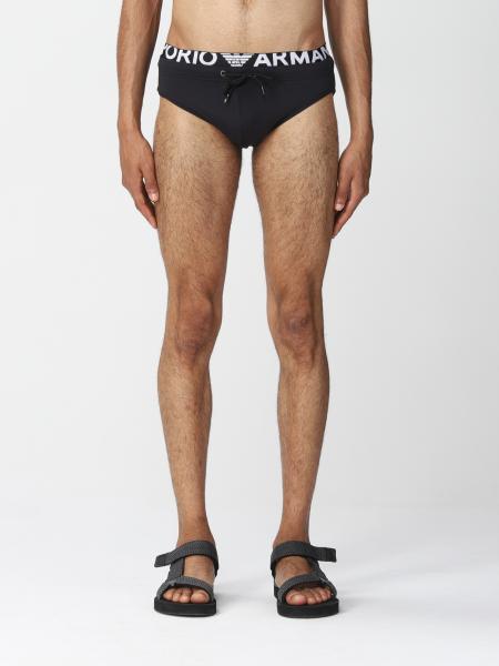 Costumi slip uomo: Costume a slip Emporio Armani Swimwear con logo
