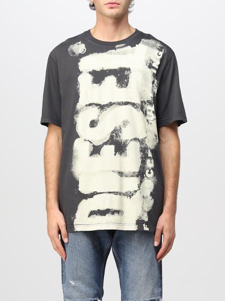 DIESEL：Tシャツ メンズ - ブラック | GIGLIO.COMオンラインのDiesel T