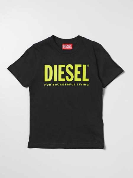 T-shirt Diesel in jersey di cotone con logo
