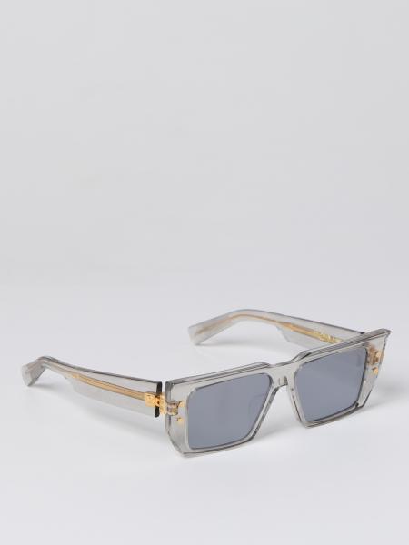 BALMAIN: acetate sunglasses - Grey | Balmain sunglasses BPS-128B-54 ...
