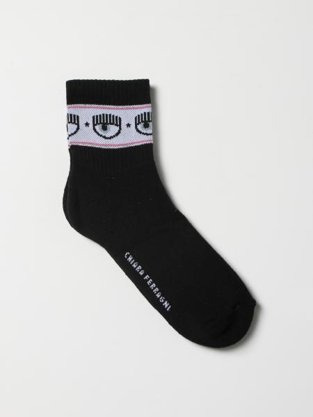 Logomania Chiara Ferragni socks in cotton blend
