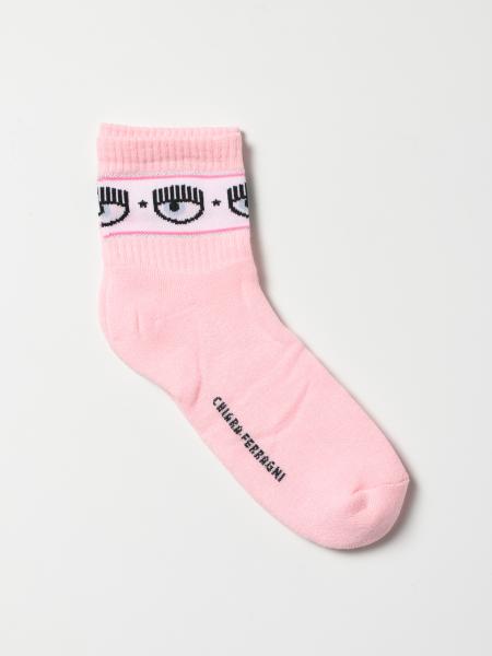 Logomania Chiara Ferragni socks in cotton blend