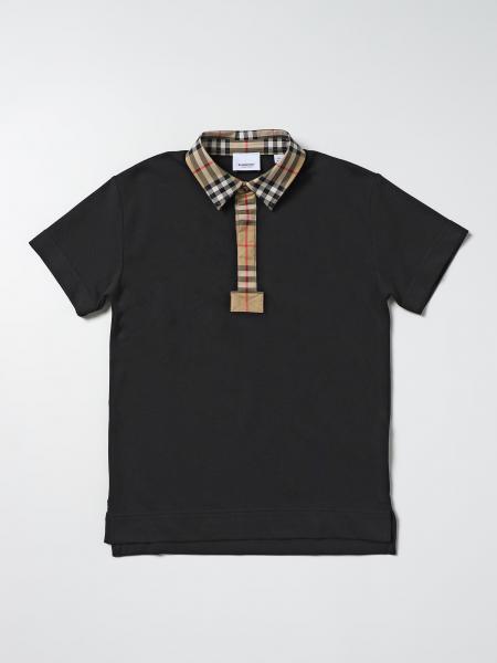 Burberry Johanne polo t-shirt with check detail