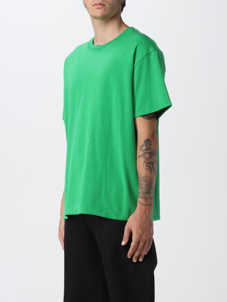 BOTTEGA VENETA: oversize cotton t-shirt - Green | Bottega Veneta t ...