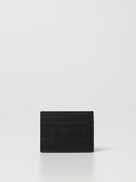 Bottega Veneta woven leather credit card holder