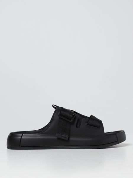 Stone Island Shadow Project: Stone Island Shadow Project fabric and leather sandals