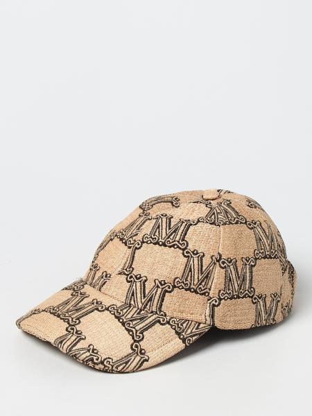Cappello donna: Cappello da baseball Max Mara in tessuto jacquard