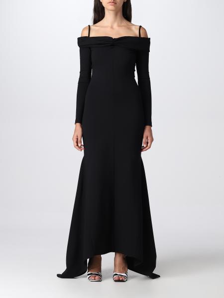 THE ATTICO: dress for woman - Black | The Attico dress 228WCW56RY02100 ...