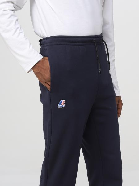 K-WAY: pants for man - Navy | K-Way pants K3115EW online on GIGLIO.COM