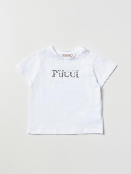 Emilio Pucci T-Shirt mit Strass-Logo