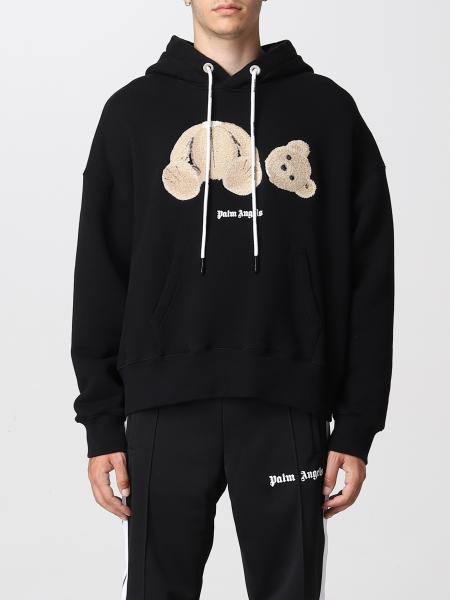 Palm Angels men: Palm Angels over sweatshirt with bear print