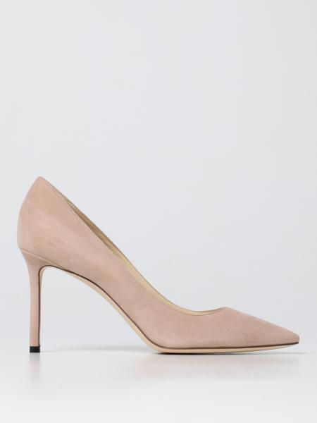 JIMMY CHOO: Shoes women - Blush Pink | Pumps Jimmy Choo ROMY85SUE ...