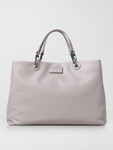 EMPORIO ARMANI: tote bags for women - Grey | Emporio Armani tote bags  Y3D165Y478E online on 