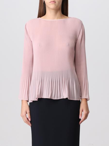 Top e bluse donna colore di Emporio Armani in Neutro Donna Abbigliamento da T-shirt e top da Top senza maniche e canotte 