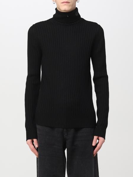 DIESEL: sweater for man - Black | Diesel sweater A067450NEAA online at ...