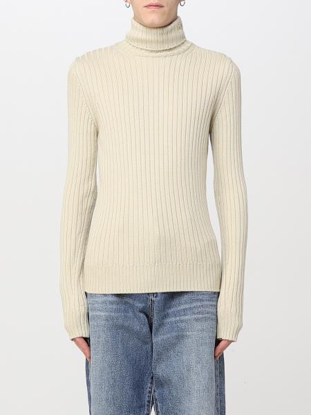 DIESEL: sweater for man - Yellow Cream | Diesel sweater A067450NEAA ...