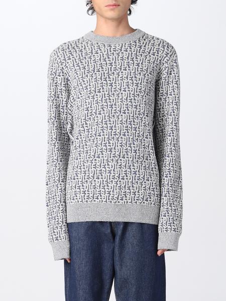 DIESEL: sweater for man - Blue | Diesel sweater A082360PEAK online at ...