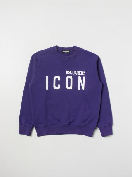 Dsquared2 Felpa Con Cappuccio DQ2802 D0094 E Stampa