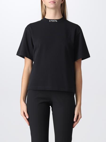 HERON PRESTON: t-shirt for woman - Black | Heron Preston t-shirt ...