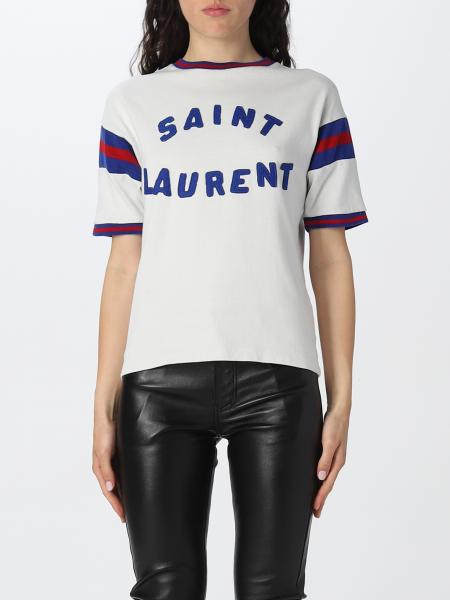 Saint Laurent women: Saint Laurent striped t-shirt
